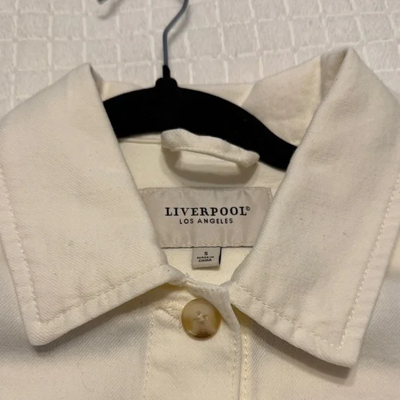 Liverpool Cream Button-Front Utility Jacket - Picture 11 of 11